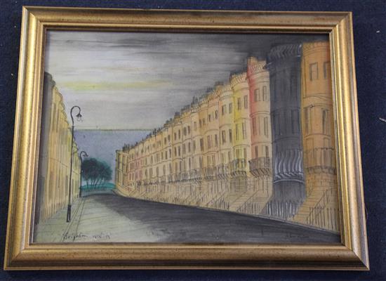 § John Piper (1903-1992) Brighton Street 11.75 x 15.75in.